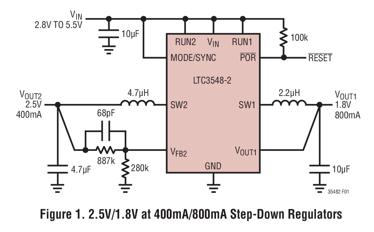 LTC3548-2Ӧͼһ